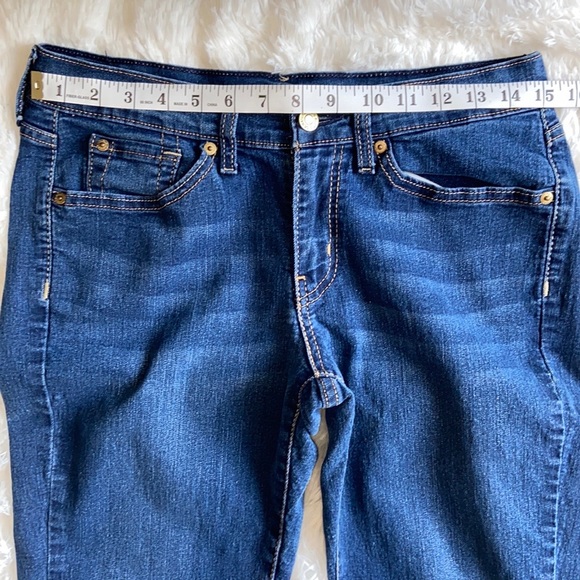Signature By Levi Strauss Curvy Boot Cut Stretch Blue Jeans Size 10 - Picture 11 of 11